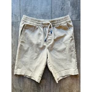 Gap Kids Boy Easy Pull On Shorts Khaki Tan Chino Everyday Casual School L 10-11